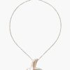 Jewelry Chan Luu | 14K Biwa Pearl Cross Necklace