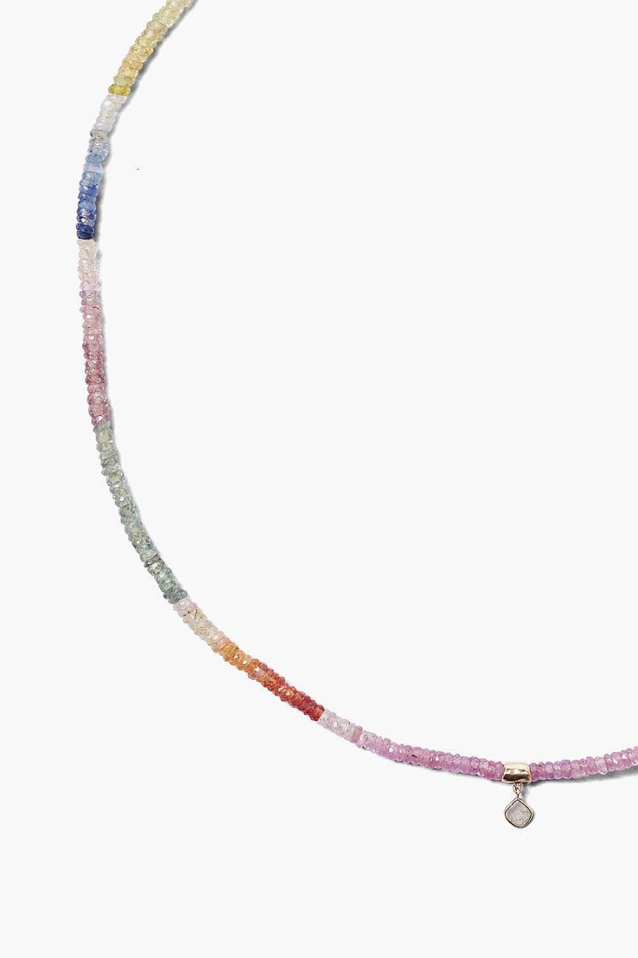 Jewelry Chan Luu | 14K Sapphire Mix Madagascar Necklace