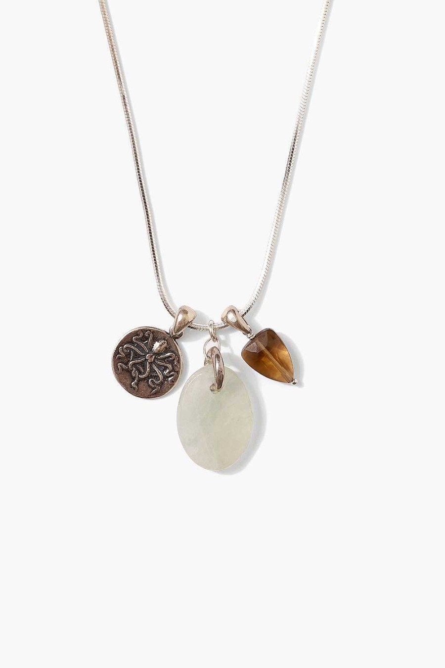 Jewelry Chan Luu | Ostia Charm Necklace Fluorite