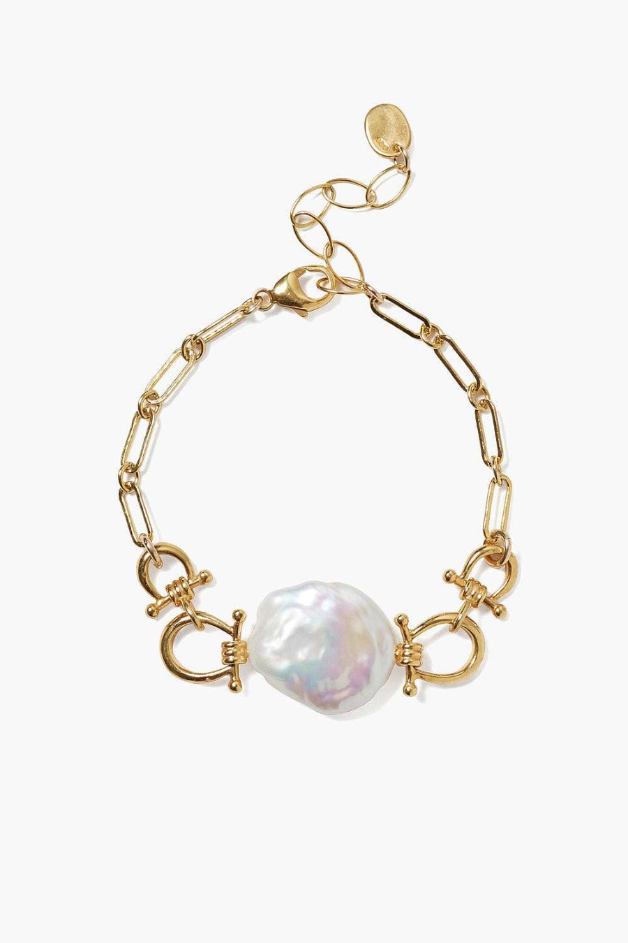 Jewelry Chan Luu | Cheval Bracelet Gold White Pearl