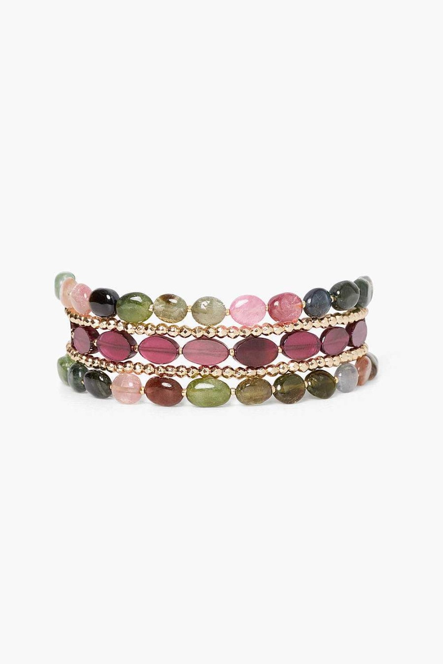 Jewelry Chan Luu | Kenai Naked Wrap Bracelet Tourmaline Mix