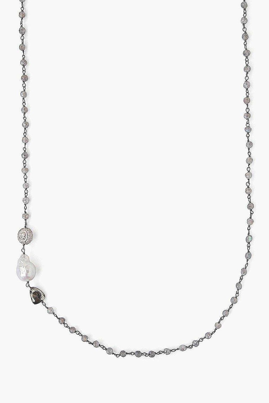 Jewelry Chan Luu | White Baroque Pearl Long Necklace