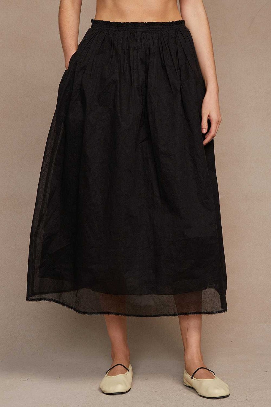 Ready To Wear Chan Luu | Caroline Ballet Skirt Black