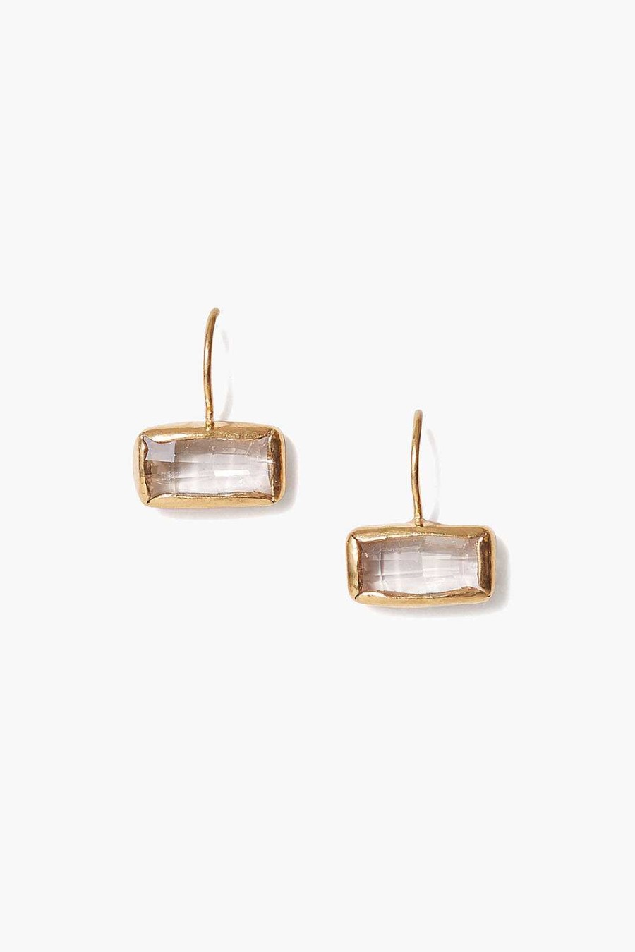 Jewelry Chan Luu | Silver Shade Crystal Tab Earrings