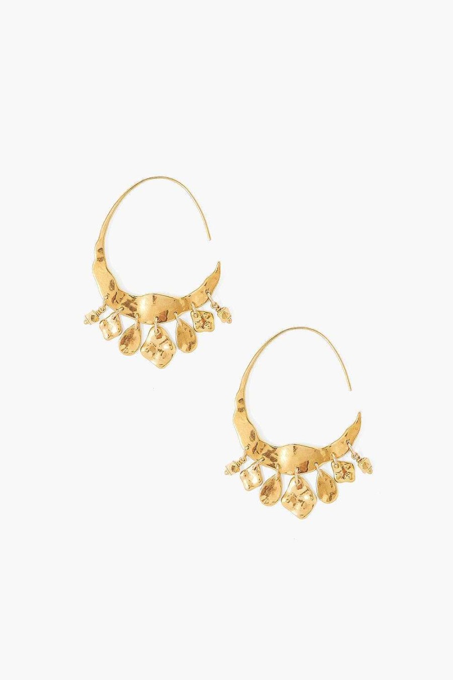 Jewelry Chan Luu | Gold Crescent Earrings