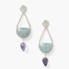 Jewelry Chan Luu | Luna Teardrop Earrings Aquamarine Mix