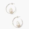 Jewelry Chan Luu | Selene Hoop Earrings Silver