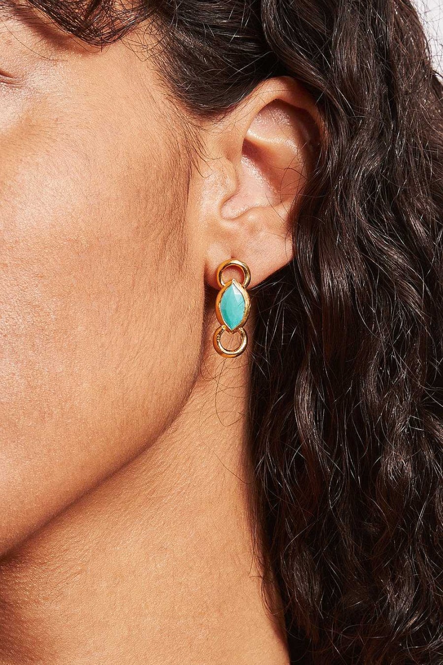 Jewelry Chan Luu | Reina Stud Earrings Turquoise