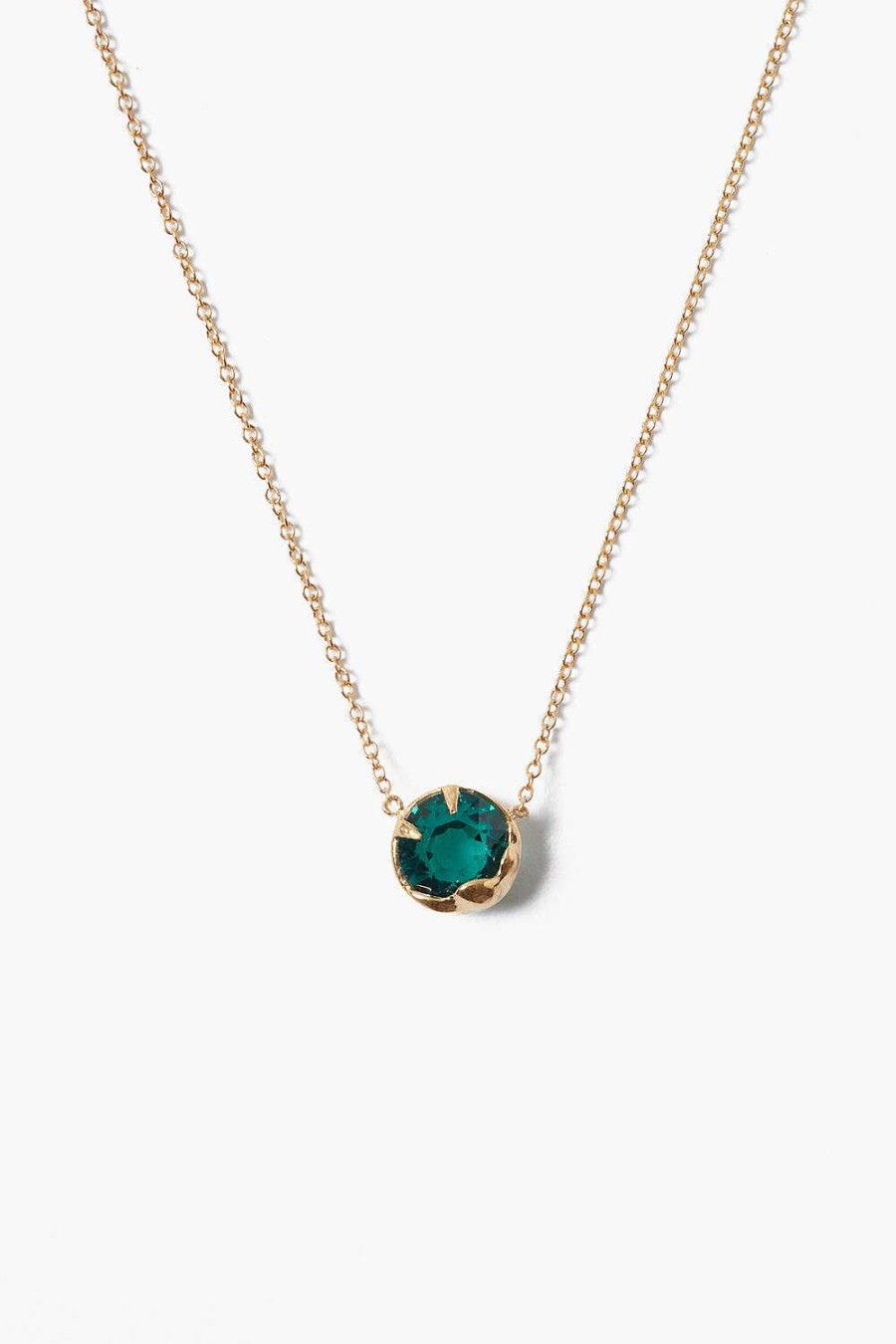 Jewelry Chan Luu | May Birthstone Necklace Emerald Crystal