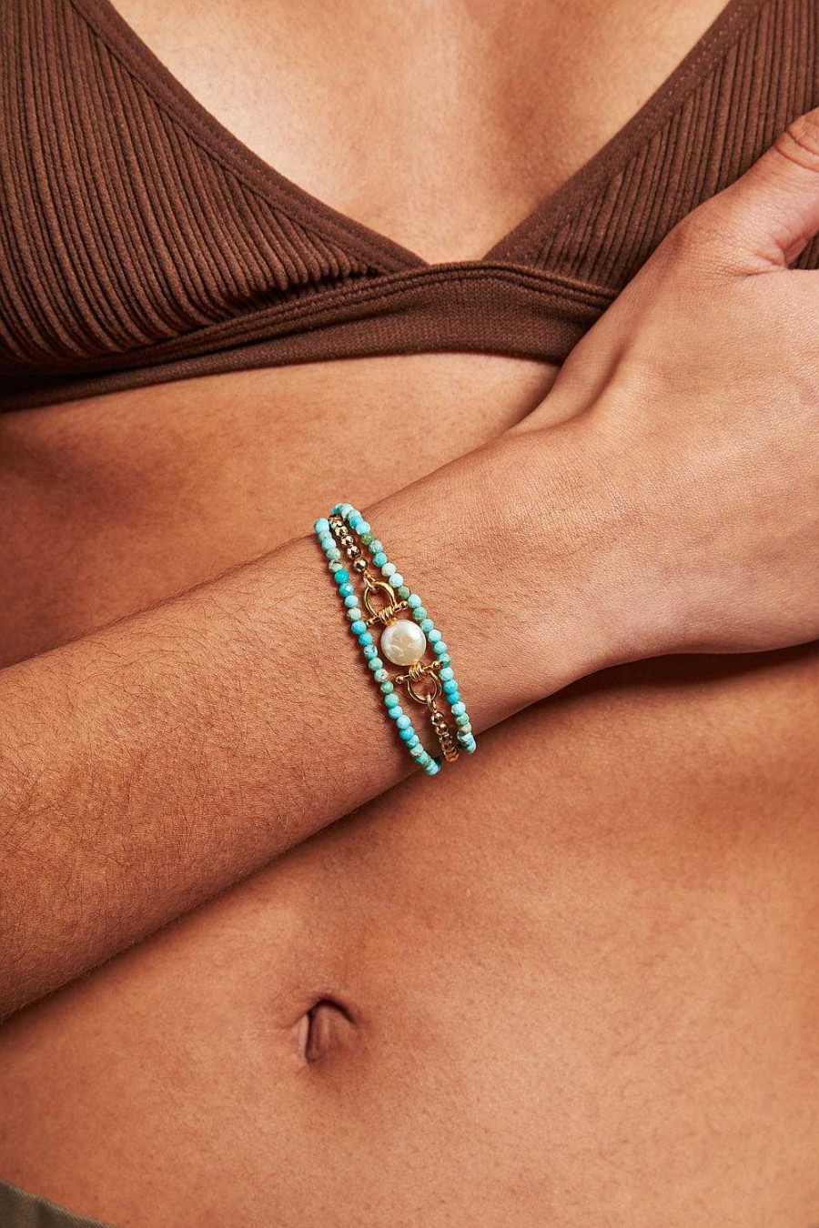 Jewelry Chan Luu | Cheval Naked Wrap Bracelet Turquoise