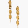 Jewelry Chan Luu | Falling Leaf Tiered Earrings White Pearl