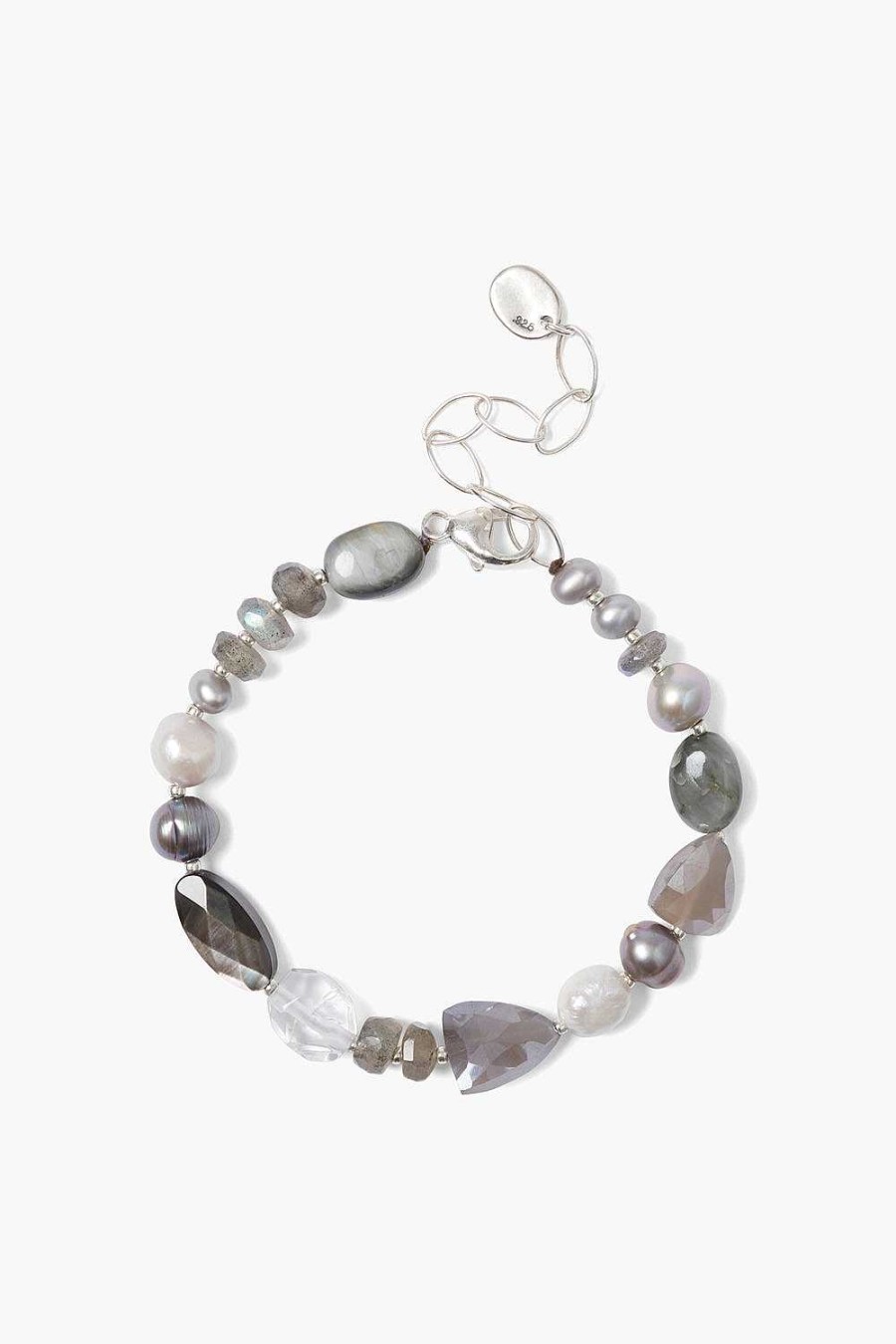 Jewelry Chan Luu | Viola Bracelet Grey Pearl Mix