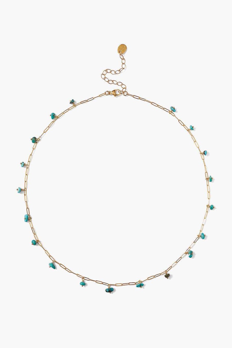 Jewelry Chan Luu | Cayman Short Necklace Turquoise