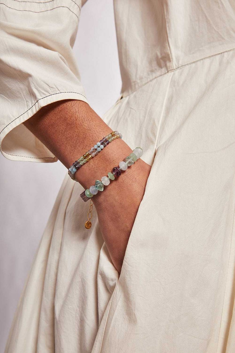 Jewelry Chan Luu | Solstice Bracelet Fluorite Mix