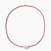 Jewelry Chan Luu | Isla Pearl Necklace Red