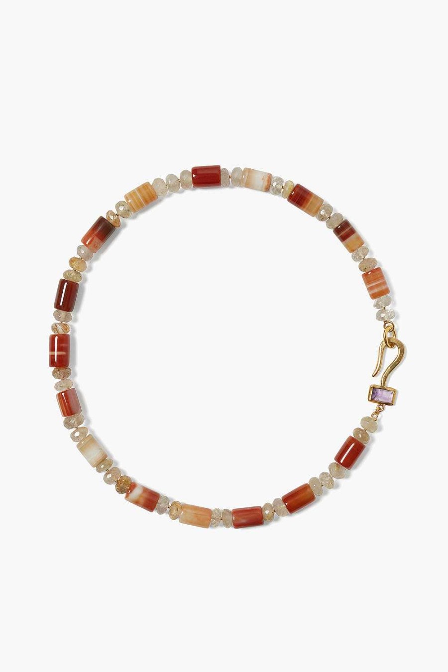 Jewelry Chan Luu | Solstice Necklace Carnelian Mix