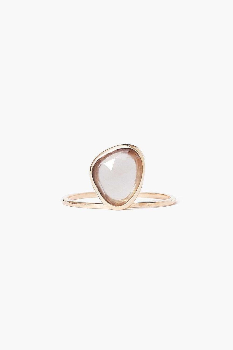 Jewelry Chan Luu | 14K Grey Moonstone Cliff Ring