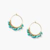 Jewelry Chan Luu | Turquoise & Gold Heishi Hoops