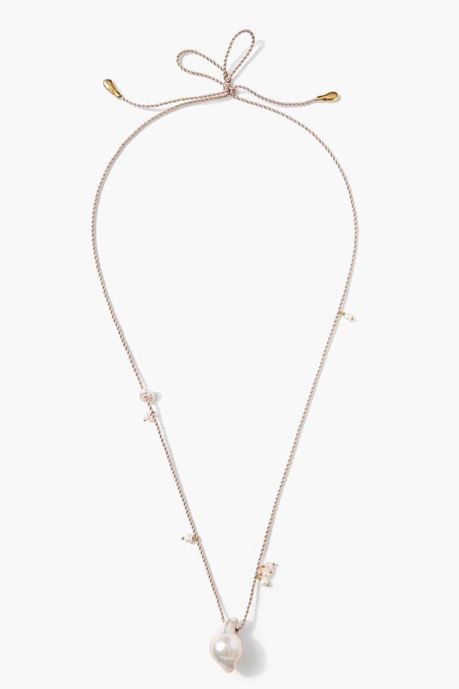 Jewelry Chan Luu | Rosario Necklace White Pearl