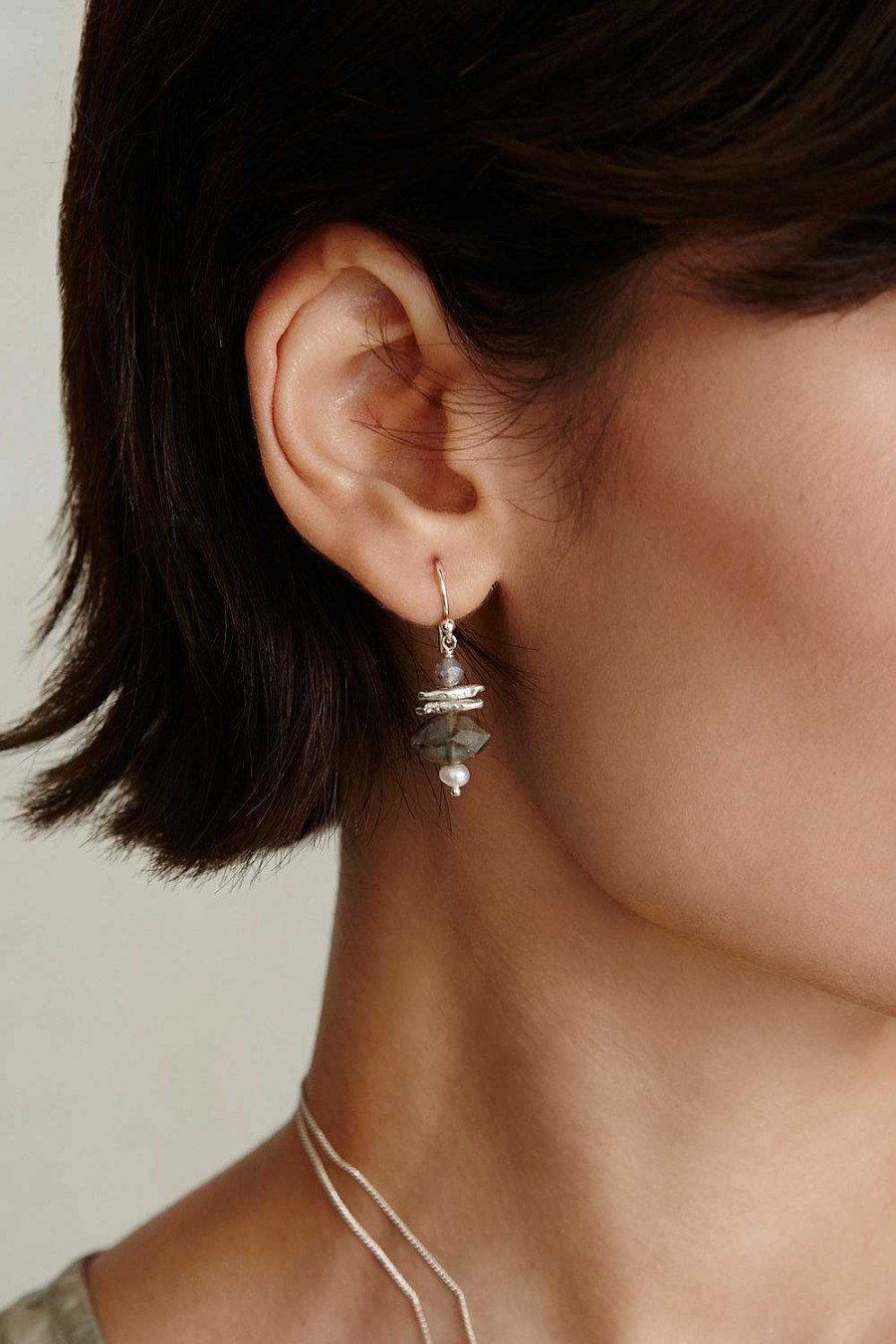 Jewelry Chan Luu | Lisbeth Drop Earrings Labradorite Mix