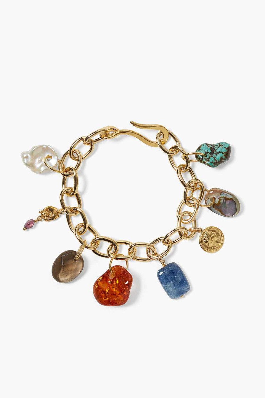 Jewelry Chan Luu | Portia Charm Bracelet Gold Mix