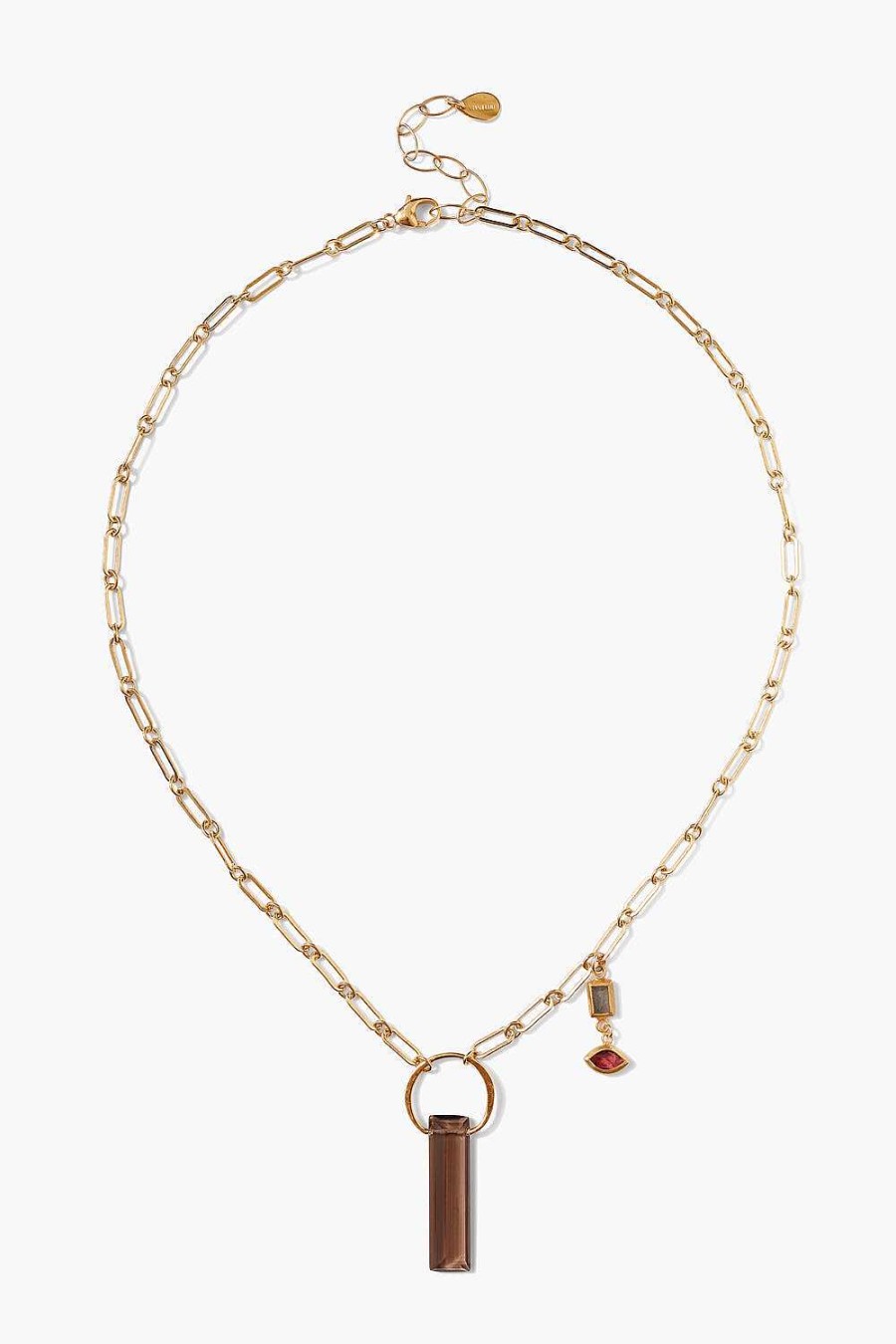 Jewelry Chan Luu | Cleo Necklace Smoky Quartz