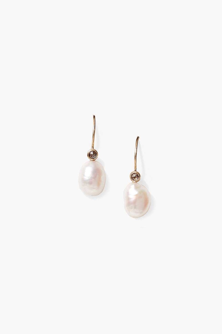 Jewelry Chan Luu | 14K Koloa Earrings White Pearl