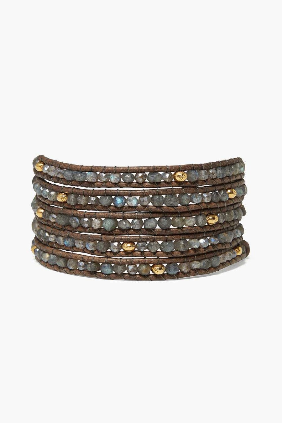 Jewelry Chan Luu | Denali Wrap Bracelet Blue Lab Mix