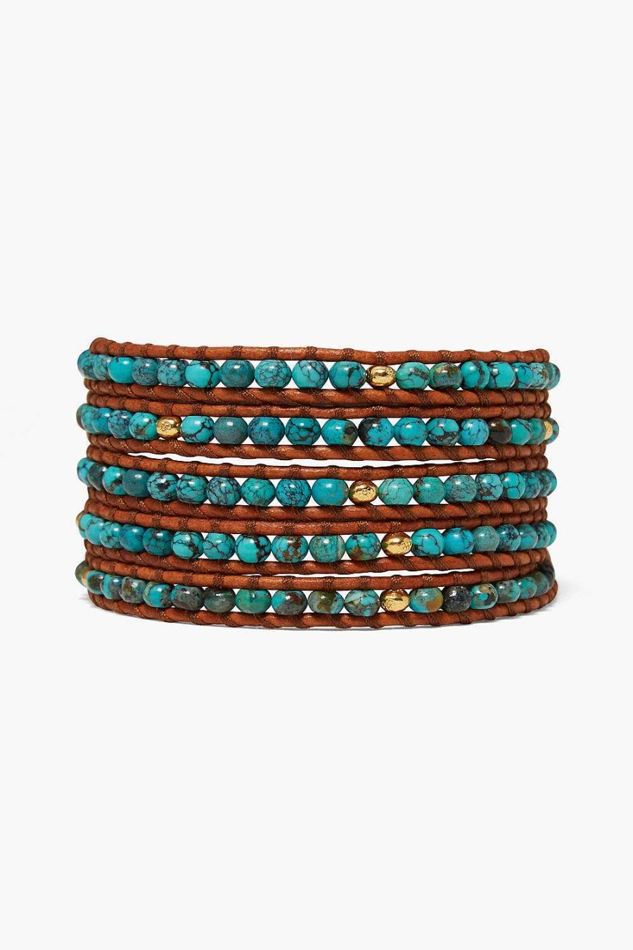 Jewelry Chan Luu | Denali Wrap Bracelet Turquoise