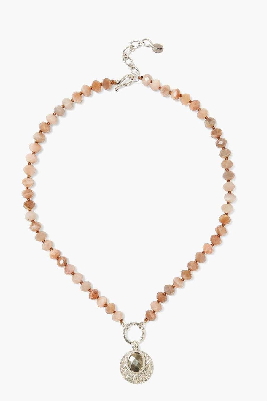 Jewelry Chan Luu | Sunstone And Silver Coin Necklace