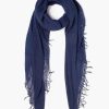 Accessory Chan Luu | Medieval Blue Cashmere And Silk Scarf