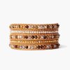 Jewelry Chan Luu | Tiger'S Eye Mix Five Wrap Bracelet