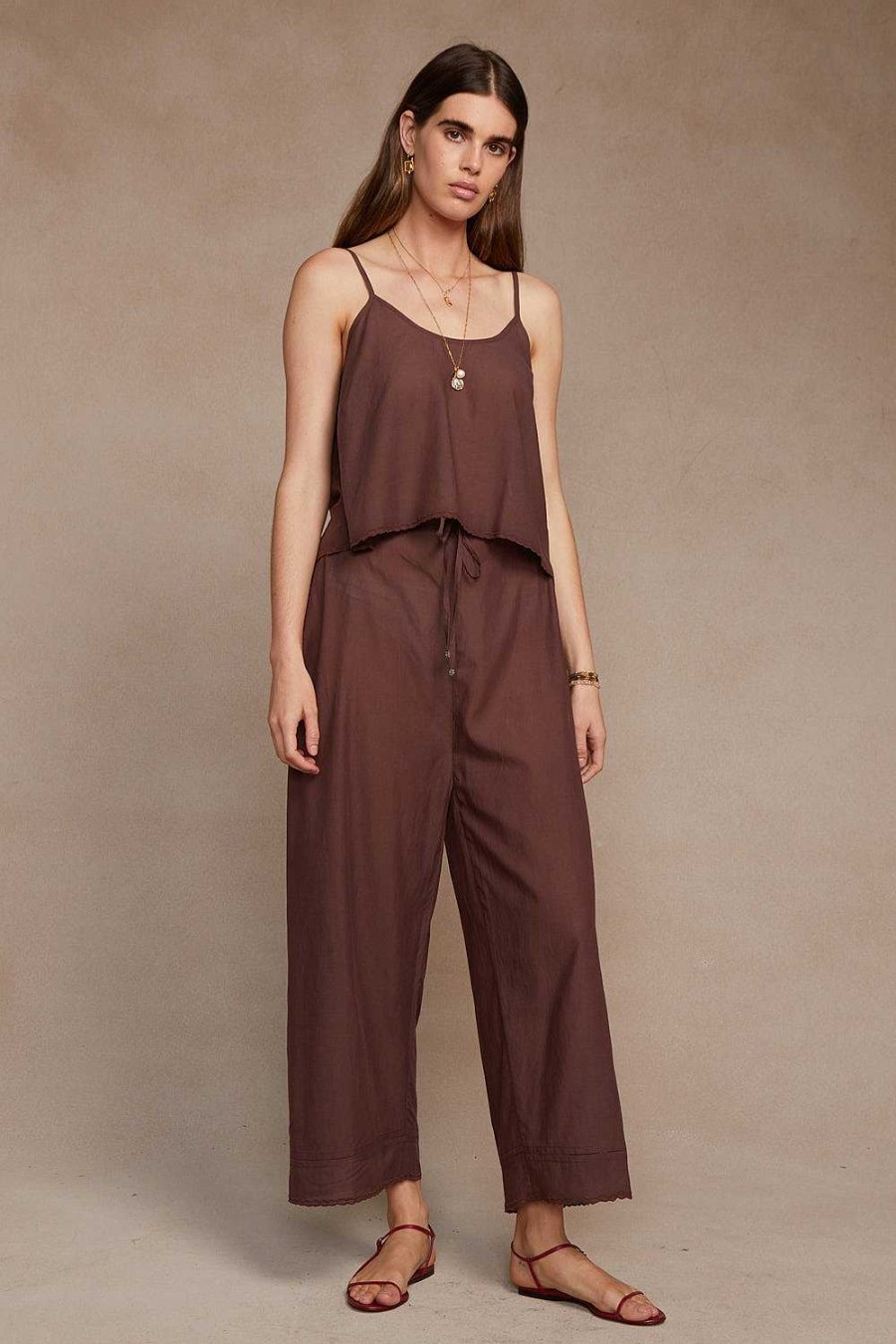 Ready To Wear Chan Luu | Lana Drawstring Pant Walnut