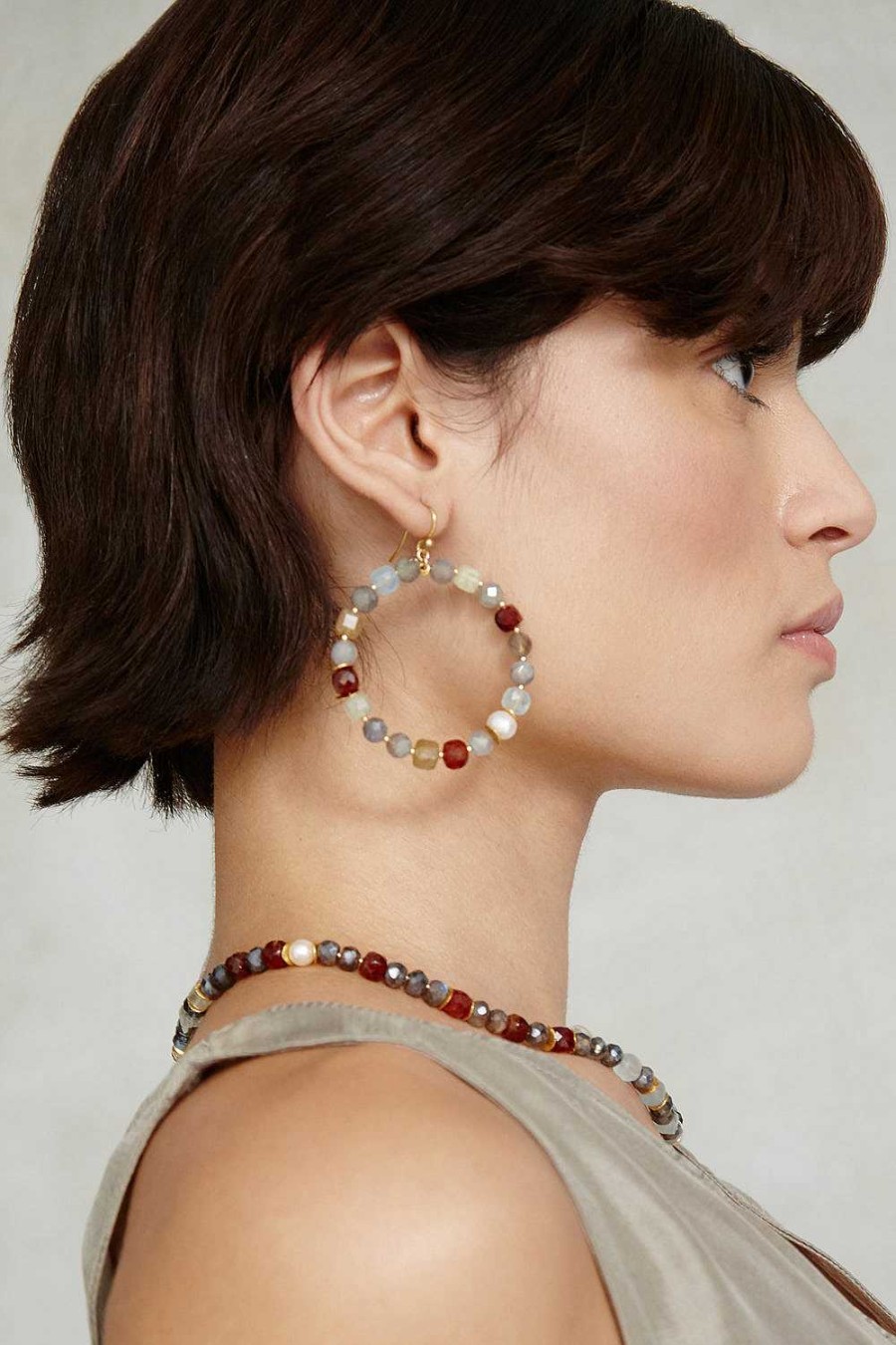 Jewelry Chan Luu | Magdalena Hoop Earrings Multi