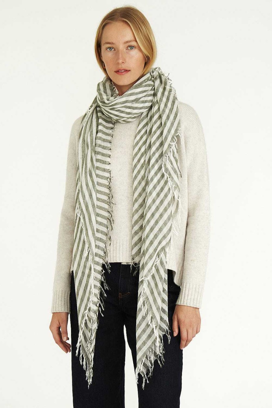 Accessory Chan Luu | Kombu Linea Cashmere And Silk Scarf