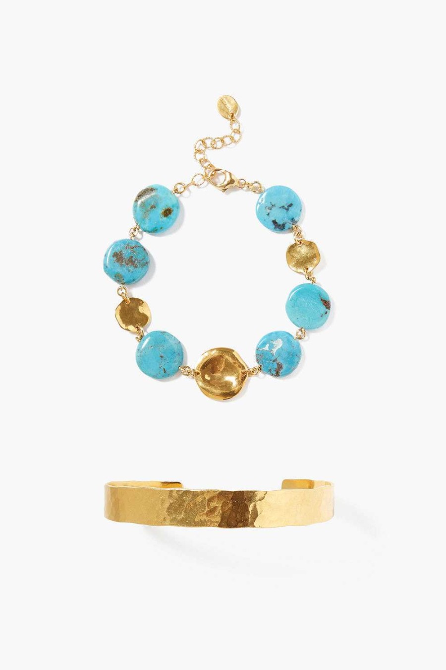 Jewelry Chan Luu | Turquoise Coin Bracelet Set