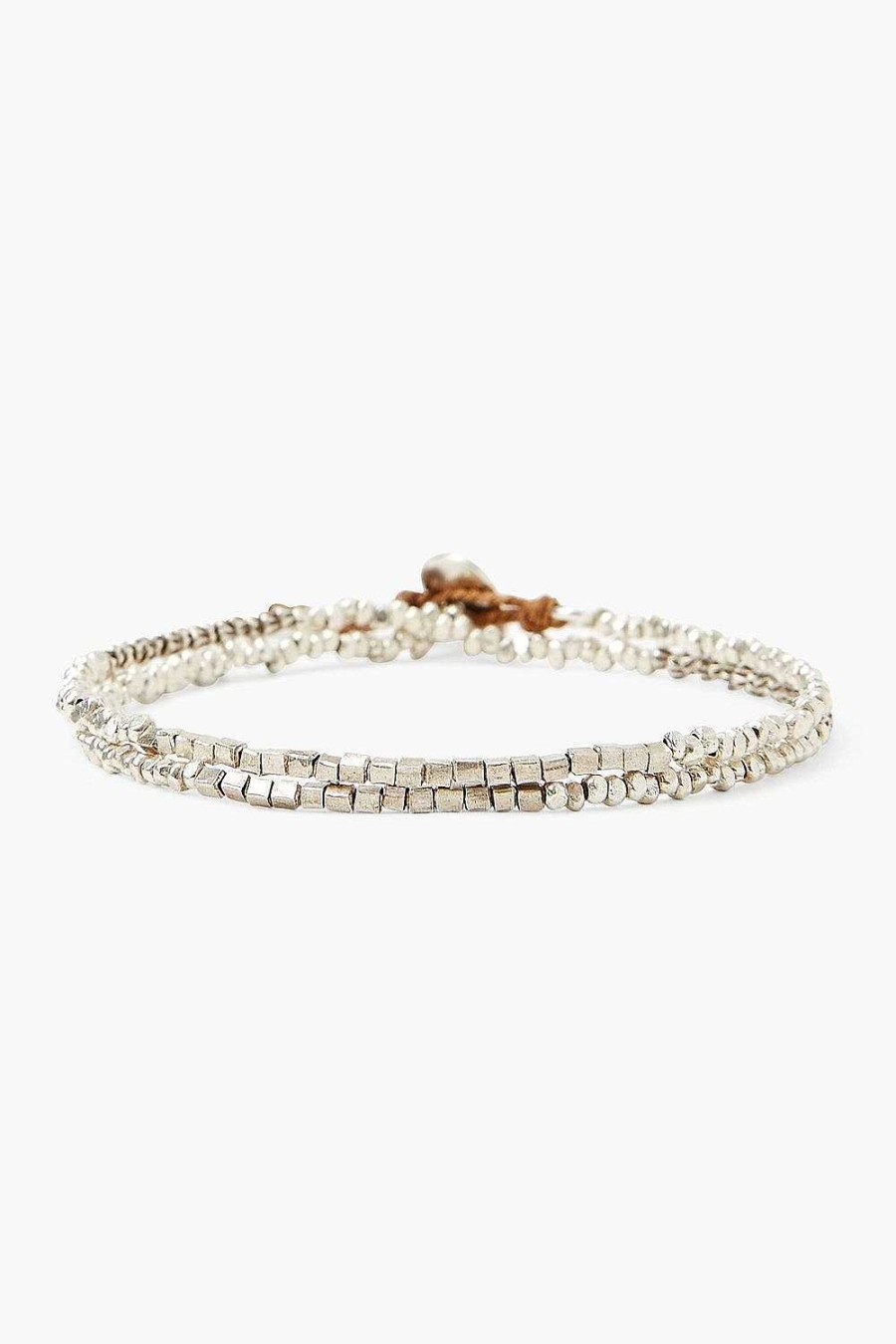 Jewelry Chan Luu | Silver Cube Wrap Bracelet