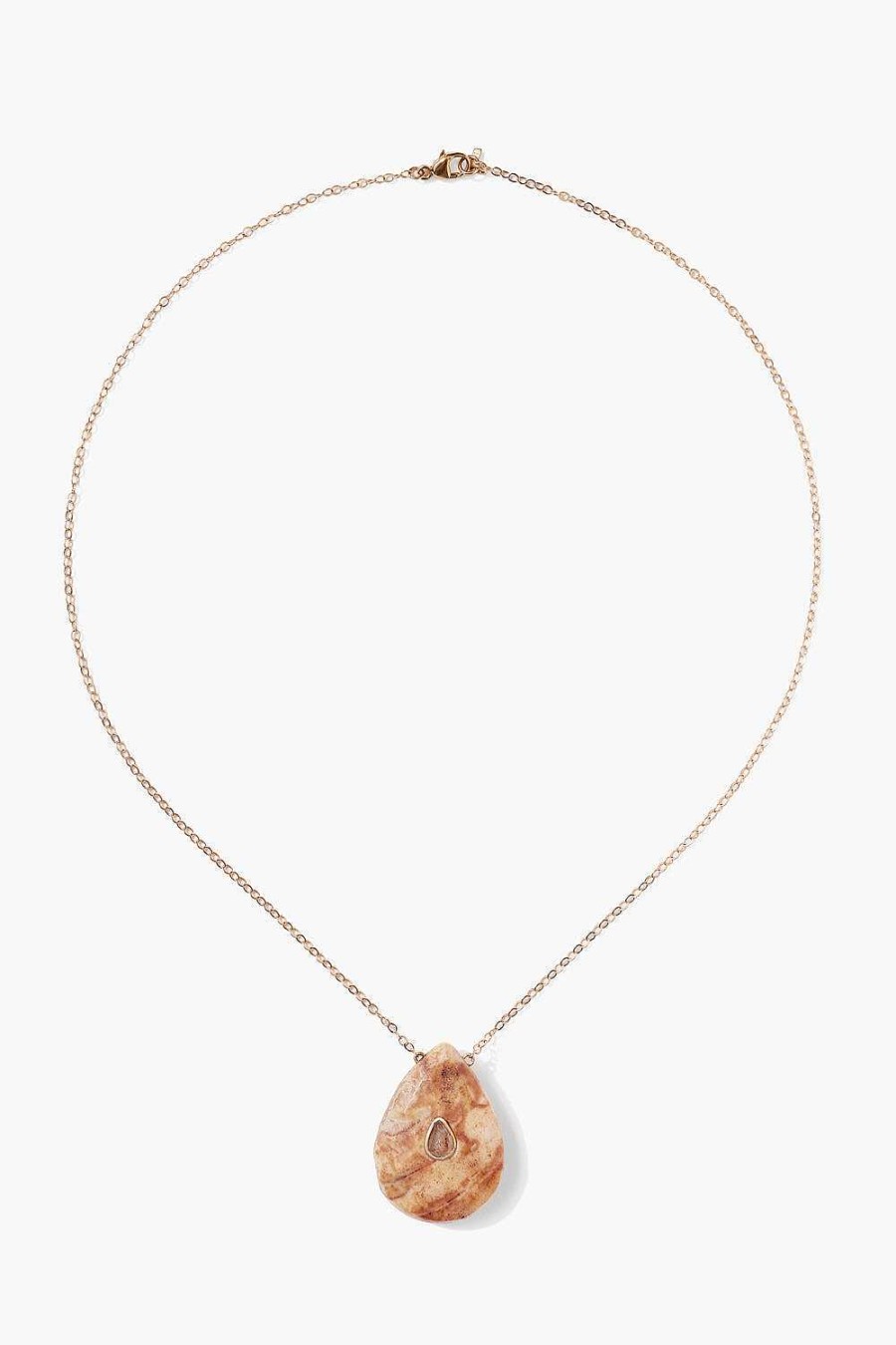 Jewelry Chan Luu | 14K Temple Necklace Agate