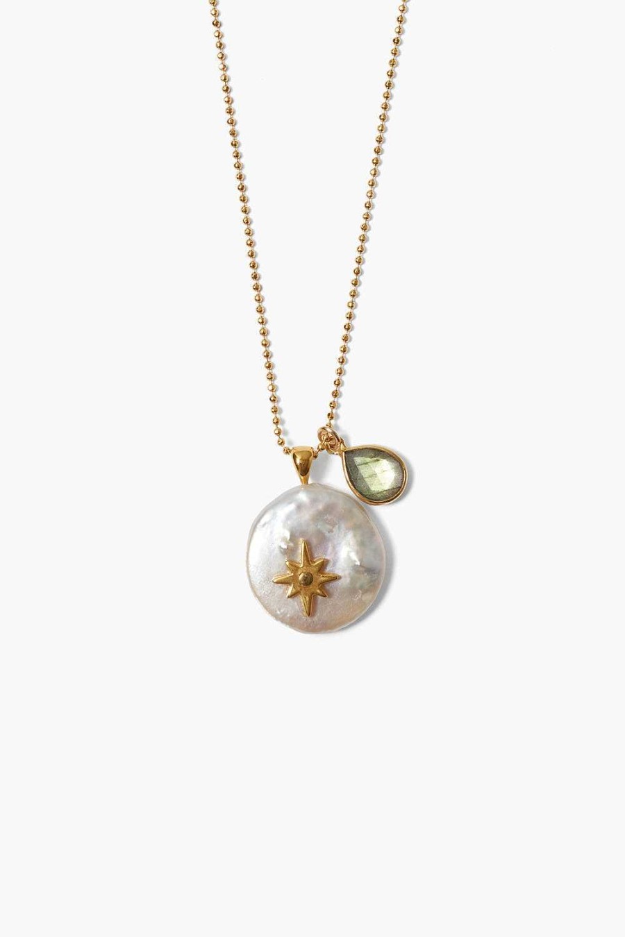 Jewelry Chan Luu | Beacon Charm Necklace White Pearl Mix