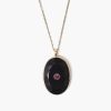 Jewelry Chan Luu | 14K Onyx Seed Necklace