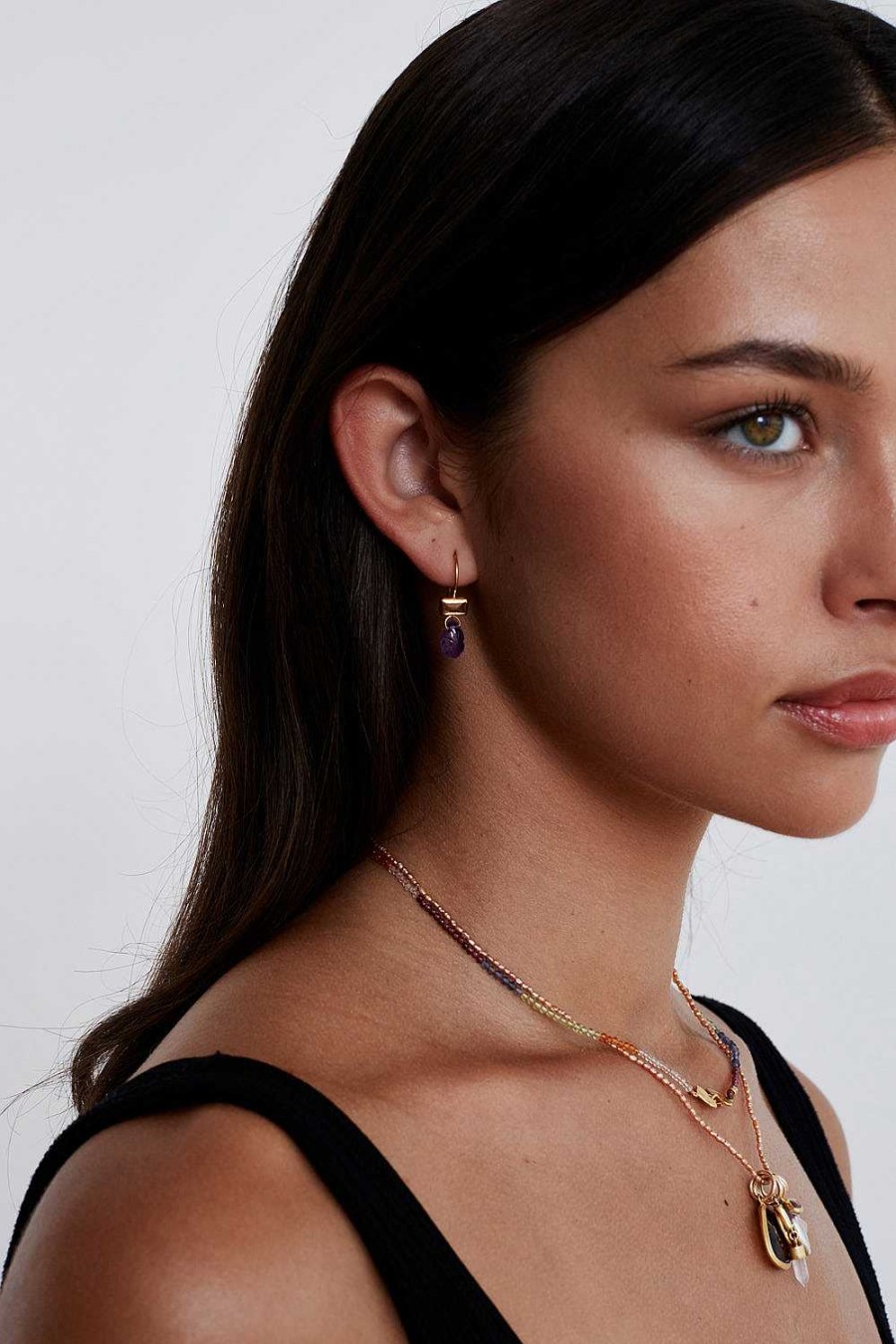 Jewelry Chan Luu | Jubilee Drop Earrings Amethyst