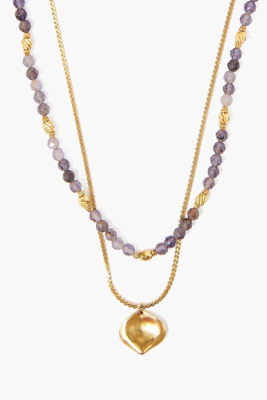 Jewelry Chan Luu | Iolite And Gold Double Layer Necklace