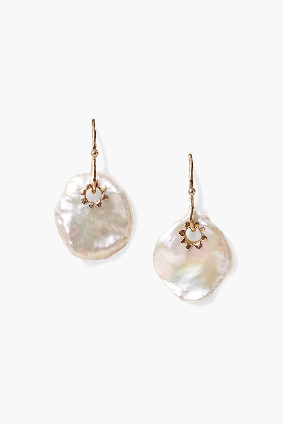 Jewelry Chan Luu | 14K Kilauea Earrings White Pearl