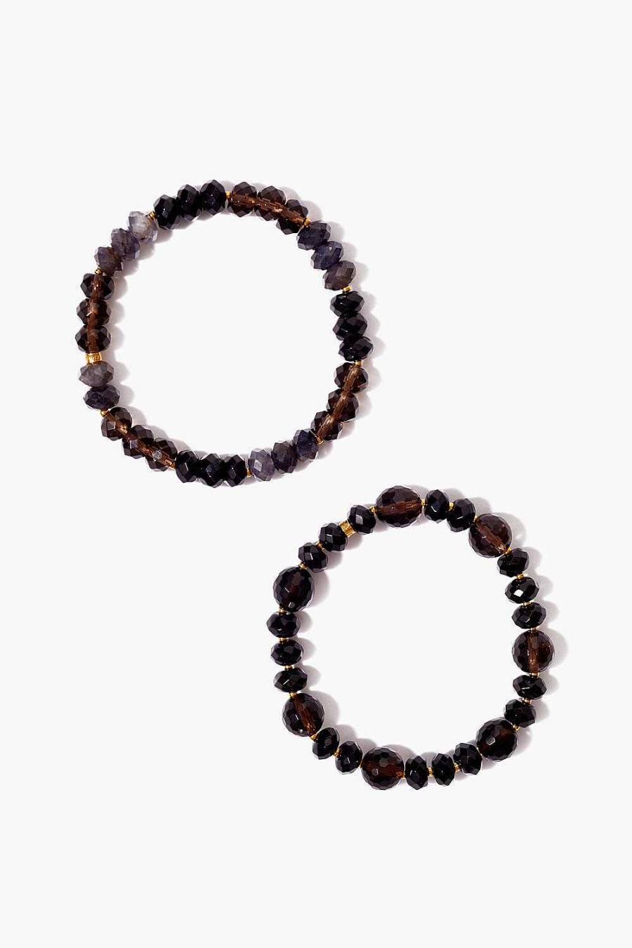 Jewelry Chan Luu | Smoky Mix Gaia Bracelet Duo