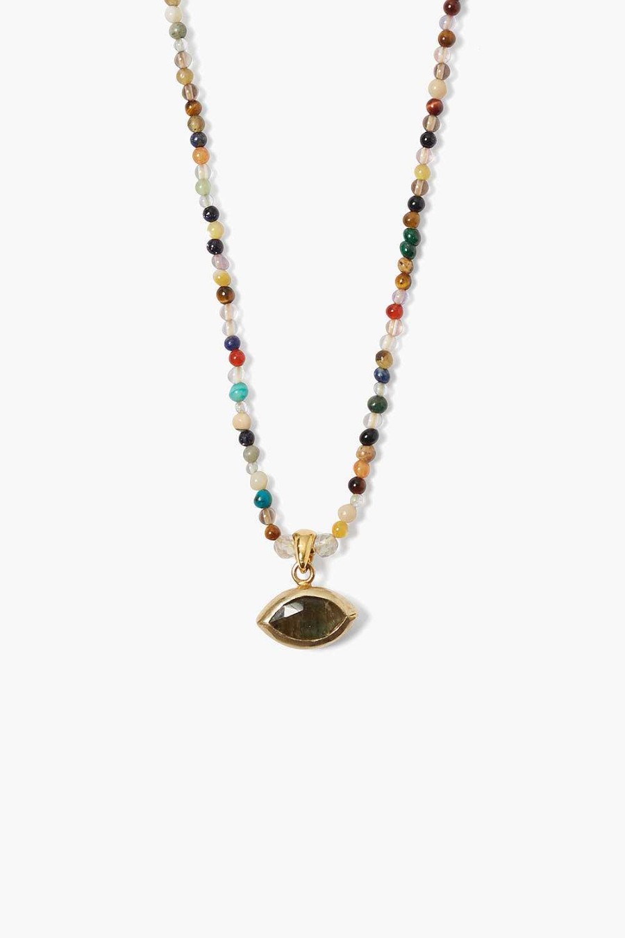 Jewelry Chan Luu | Bondi Evil Eye Necklace Multi