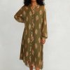 Ready To Wear Chan Luu | Eloise Floral Dress Olive