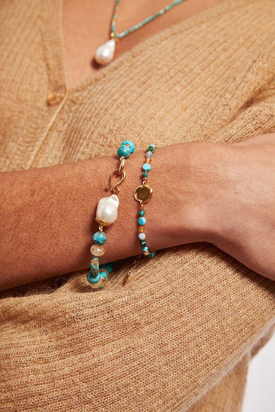 Jewelry Chan Luu | Marina Bracelet Turquoise Mix