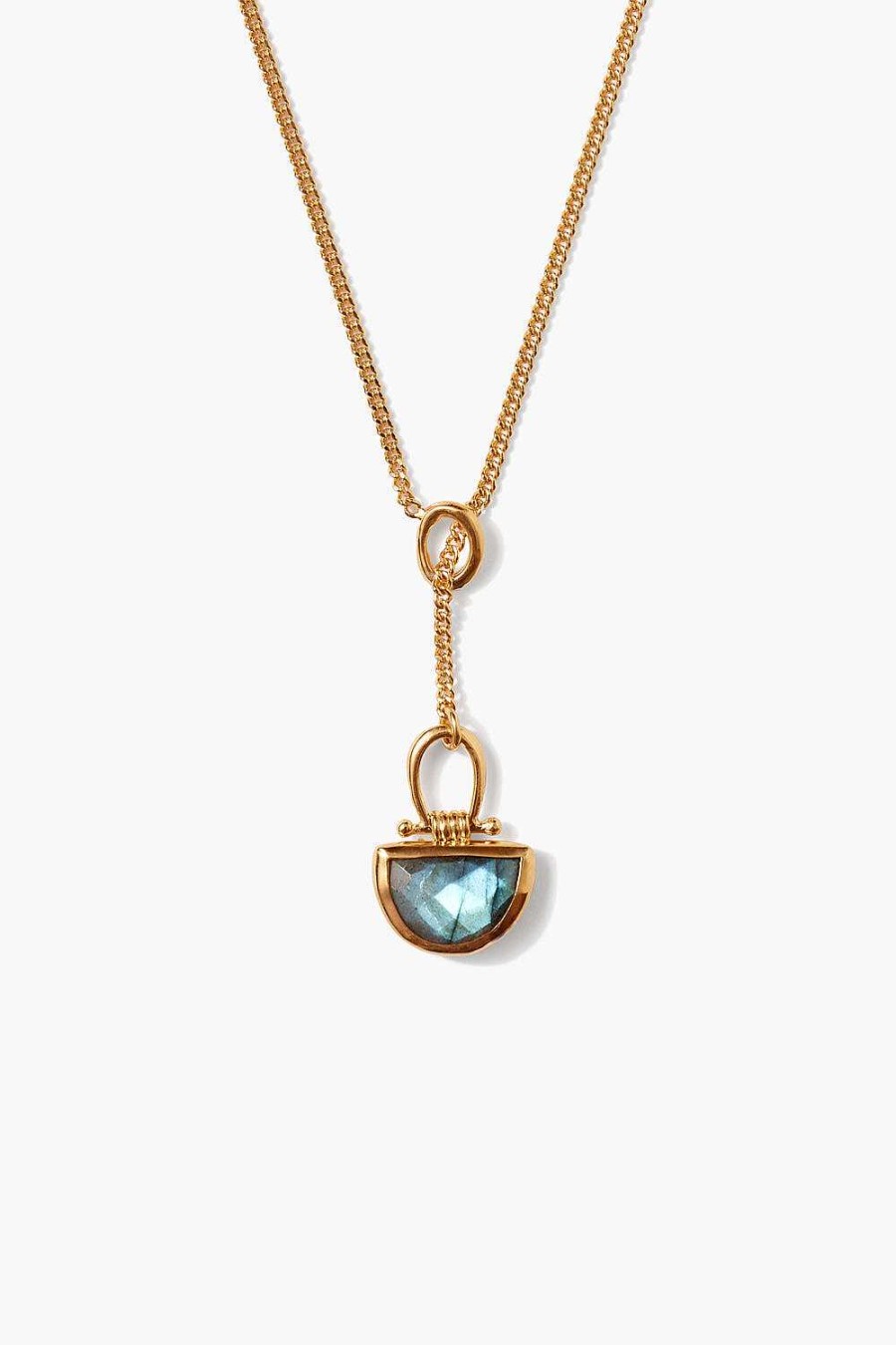 Jewelry Chan Luu | Luna Drop Necklace Labradorite