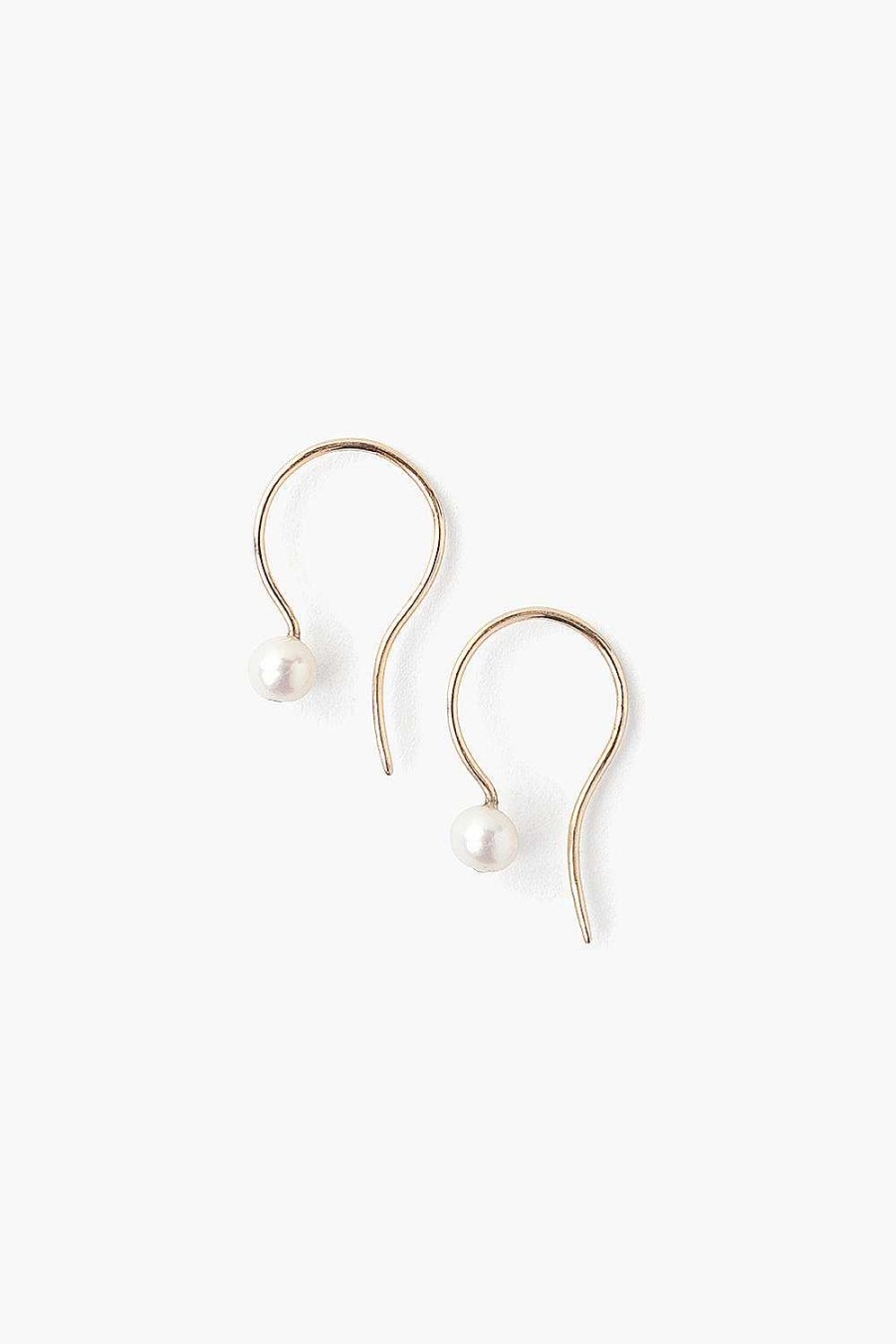 Jewelry Chan Luu | 14K White Pearl Drop Earrings