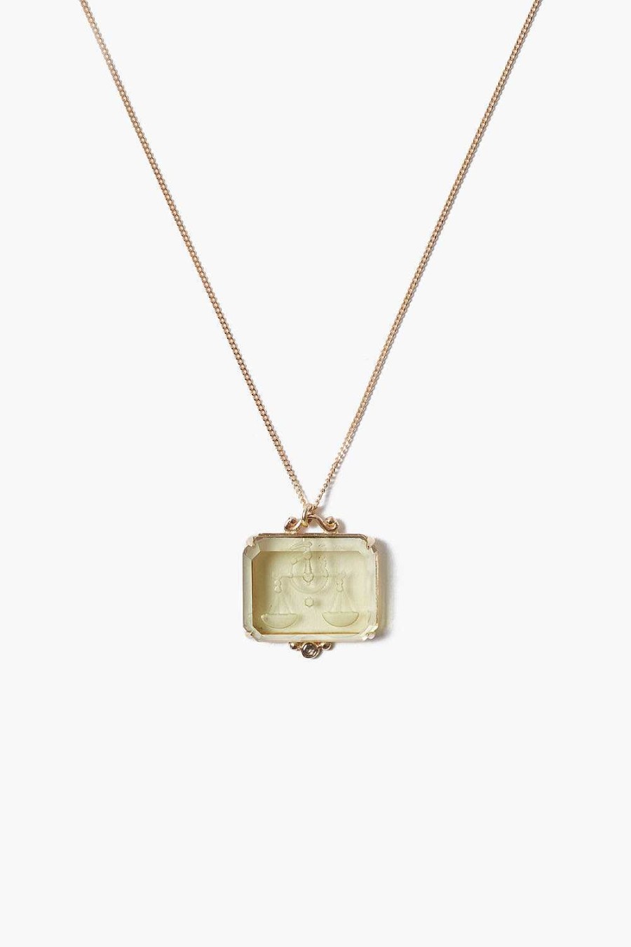 Jewelry Chan Luu | 14K Libra Zodiac Necklace